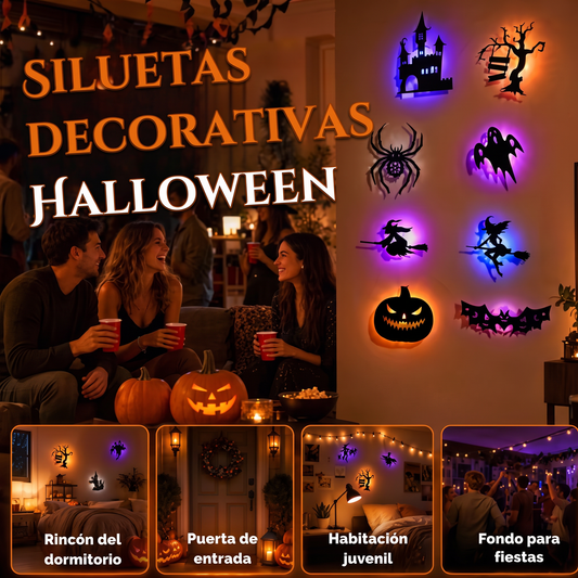 Siluetas LED Halloween